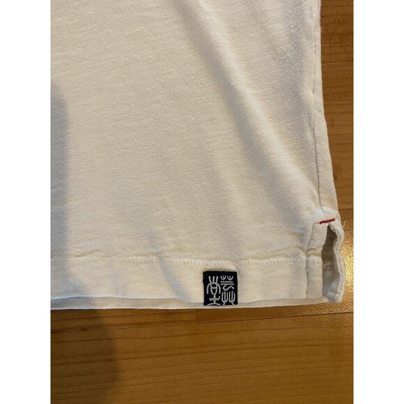 Uniqlo UT Mens Hokusai Blue Art Graphic T Shirt Size Small Crewneck White - Picture 5 of 10